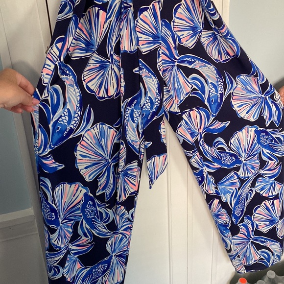 Lilly Pulitzer Strapless Farrah Ruffled Jumpsuit - Picture 2 of 3